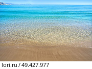 Campello of Alicante Carrer de la Mar beach in Spain at Costa Blanca. Стоковое фото, агентство Ingram Publishing / Фотобанк Лори