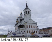 Храм Воскресения Христова (церковь Захарии и Елизаветы). Тобольск, Базарная площадь, 8. Редакционное фото, фотограф Алексей Иванов / Фотобанк Лори