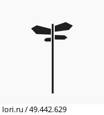 signpost vector icon. Стоковая иллюстрация, агентство Ingram Publishing / Фотобанк Лори