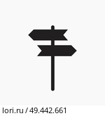 signpost vector icon. Стоковая иллюстрация, агентство Ingram Publishing / Фотобанк Лори