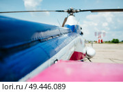 helicopter at the take-off site of the aerodrome. Стоковое фото, агентство Ingram Publishing / Фотобанк Лори