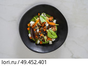 Top view of Beautiful and tasty gourmet food. Стоковое фото, агентство Ingram Publishing / Фотобанк Лори
