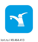 Water tap icon. Vector illustration isolated on white background. Стоковая иллюстрация, агентство Ingram Publishing / Фотобанк Лори