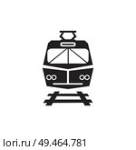 Railroad icon isolated on white background. Стоковая иллюстрация, агентство Ingram Publishing / Фотобанк Лори