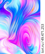 The pattern resembles the game of liquid paints. Overflow Colors Series. Стоковое фото, агентство Ingram Publishing / Фотобанк Лори