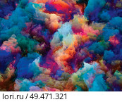 Beyond Impasto series. Composition of rich colorful textures for art, design, creativity and imagination. Стоковое фото, агентство Ingram Publishing / Фотобанк Лори