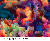 Beyond Impasto series. Composition of  rich colorful textures for projects on art, design, creativity and imagination. Стоковое фото, агентство Ingram Publishing / Фотобанк Лори
