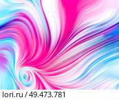 Abstract Motion. Visual Perfume series. Composition of vibrant flow of hues and gradients in association with art, design and technology. Стоковое фото, агентство Ingram Publishing / Фотобанк Лори