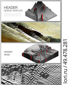 The minimalistic vector illustration of the editable layout of headers, banner design templates. Big data. Dynamic geometric background. Cubes pattern design with motion effect. 3d technology style. The minimalistic vector illustration of the editable layout of headers, banner design templates. Big data. Dynamic geometric background. Cubes pattern design with motion effect. 3d technology style. Стоковая иллюстрация, агентство Ingram Publishing / Фотобанк Лори
