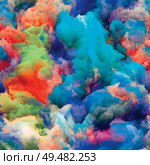 Beyond Impasto series. Background composition of  rich colorful textures on the subject of art, design, creativity and imagination. Стоковое фото, агентство Ingram Publishing / Фотобанк Лори