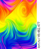 The pattern resembles the game of liquid paints. Overflow Colors Series. Стоковое фото, агентство Ingram Publishing / Фотобанк Лори