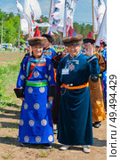 Buryats at World Mongolians Convention (2010 год). Редакционное фото, фотограф Александр Подшивалов / Фотобанк Лори