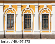 Окна Ботного дома. Санкт-Петербург. Редакционное фото, фотограф Александр Щепин / Фотобанк Лори