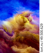 Gas Giant Atmosphere. Impossible Planet series. Creative arrangement of vibrant flow of hues and gradients for subject of art, creativity and design. Стоковое фото, агентство Ingram Publishing / Фотобанк Лори