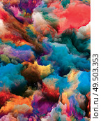 Elevated Paint. Beyond Impasto series. Backdrop design of rich colorful textures for works on art, design, creativity and imagination. Стоковое фото, агентство Ingram Publishing / Фотобанк Лори