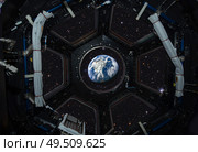 International Space Station. View of the earth from space. This image elements furnished by NASA. Стоковое фото, агентство Ingram Publishing / Фотобанк Лори