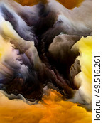 Gas Giant Atmosphere. Impossible Planet series. Creative arrangement of vibrant flow of hues and gradients for subject of art, creativity and design. Стоковое фото, агентство Ingram Publishing / Фотобанк Лори