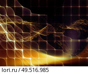 Digital Dreams series. Backdrop of  technology background with virtual visualization components  to complement your design on the subject of science, education, computers and modern technology. Стоковое фото, агентство Ingram Publishing / Фотобанк Лори