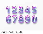 Realistic 3d golden font color rainbow holographic numbers isolated on white background. Design element for holiday greeting flyers, banners, certificates, postcards. Vector illustration EPS10. Realistic 3d golden font color rainbow holographic numbers isolated on white background. Design element for holiday greeting flyers, banners, certificates, postcards. Vector illustration. Стоковая иллюстрация, агентство Ingram Publishing / Фотобанк Лори