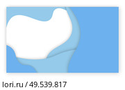 Design of web page vector, business banner abstraction. Background white and blue color, abstract formless shapes, creative theme for site or presentation. 3D paper. Design of Web Page, Business Banner Abstraction. Стоковая иллюстрация, агентство Ingram Publishing / Фотобанк Лори