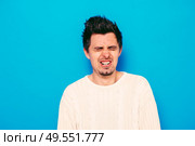 The man laughs. Стоковое фото, агентство Ingram Publishing / Фотобанк Лори