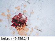Delicious dessert with jelly, coockies and cereals. Стоковое фото, агентство Ingram Publishing / Фотобанк Лори