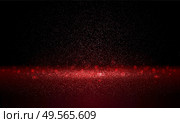 Luxury red gold glitter particles on black background. Red glowing lights magic effects. Glow sparkles, vector illustration. Glitz dust. Luxury red gold glitter particles on black background. Red glowing lights magic effects. Glow sparkles, vector illustration. Стоковая иллюстрация, агентство Ingram Publishing / Фотобанк Лори