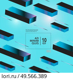 Vector isometric pattern background in square style. Стоковая иллюстрация, агентство Ingram Publishing / Фотобанк Лори