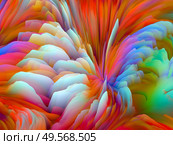 Twisted Tints. Dimensional Wave series. Creative arrangement of Swirling Color Texture. 3D Rendering of random turbulence for projects on art, creativity and design. Стоковое фото, агентство Ingram Publishing / Фотобанк Лори
