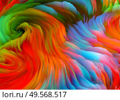 Twisted Tints. Dimensional Wave series. Creative arrangement of Swirling Color Texture. 3D Rendering of random turbulence for projects on art, creativity and design. Стоковое фото, агентство Ingram Publishing / Фотобанк Лори