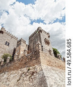 detail  of  castle of Almodovar del Rio, Cordoba, Andalusia. Spain. Стоковое фото, агентство Ingram Publishing / Фотобанк Лори