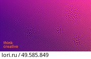 Vibrant modern background of minimalist style. Stipplism effect. Halftone gradient effect. Purple dots background. Vibrant modern background of minimalist style. Halftone gradient effect. Стоковая иллюстрация, агентство Ingram Publishing / Фотобанк Лори