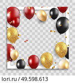 Empty Photo Frame with Party Holliday Balloons Template for Media Post in Social Network. Vector Illustration. Empty Photo Frame with Party Holliday Balloons Template for Media Post in Social Network. Vector Illustration EPS10. Стоковая иллюстрация, агентство Ingram Publishing / Фотобанк Лори