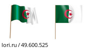 colorful naturalistic waving flag of the Algerian People’s Democratic Republic. Vector Illustration. EPS10. colorful naturalistic waving flag of the Algerian People’s Democratic Republic. Vector Illustration. Стоковая иллюстрация, агентство Ingram Publishing / Фотобанк Лори