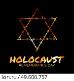 International holocaust remembrance day background. Vector Illustration EPS10. International holocaust remembrance day background. Vector Illustration. Стоковая иллюстрация, агентство Ingram Publishing / Фотобанк Лори