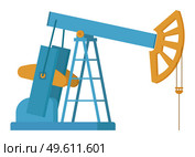 Oil industry equipment, Pumpjack and oil barrels, Overground drive for a reciprocating piston pump in an oil well. Working pumps and drilling rig, technilogical machine isolated on white background. Oil industry equipment, Pumpjack and oil barrels, Overground drive for a reciprocating piston pump. Стоковая иллюстрация, агентство Ingram Publishing / Фотобанк Лори