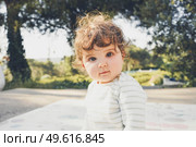 Natural portrait of a one year cute baby. Стоковое фото, агентство Ingram Publishing / Фотобанк Лори