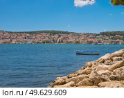 Argostoli sity on Kefalonia island. Стоковое фото, агентство Ingram Publishing / Фотобанк Лори
