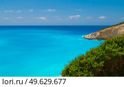 Porto Katsiki beach at Lefkada island in Greece. Стоковое фото, агентство Ingram Publishing / Фотобанк Лори