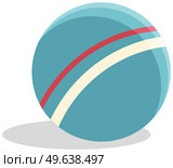 Children s toy ball for playing soccer and games outdoors. Round rubber sports equipment vector illustration. Blue ball with colored stripes. Object for playing during recreation at sea or beach. Children s toy ball for playing soccer and games outdoors. Round rubber sports equipment blue ball. Стоковая иллюстрация, агентство Ingram Publishing / Фотобанк Лори