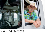 senior adventurer looking at camera. Стоковое фото, агентство Ingram Publishing / Фотобанк Лори