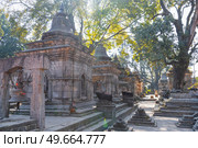 Pashupatinath is a Hindu temple complex in Kathmandu. Nepal. Стоковое фото, агентство Ingram Publishing / Фотобанк Лори