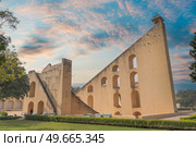 Jantar Mantar is an observatory in the city of Jaipur. India. Стоковое фото, агентство Ingram Publishing / Фотобанк Лори