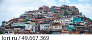 Favelas in the city of Rio de Janeiro. A place where poor people live. Brazil. Стоковое фото, агентство Ingram Publishing / Фотобанк Лори