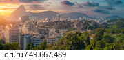 Rio De Janeiro, Brazil . View of the city through the bay. Стоковое фото, агентство Ingram Publishing / Фотобанк Лори