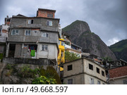 Rio de Janeiro downtown and favela.  Brazil. Стоковое фото, агентство Ingram Publishing / Фотобанк Лори