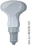 Light bulbs and lamps. Electric LEDs and incandescent lamps or energy-saving lighting fixtures. Light bulbs with different base shapes. Electrical appliances for creating interior light. Light bulbs. Electric LEDs and incandescent lamps. Electrical appliances for lighting. Стоковая иллюстрация, агентство Ingram Publishing / Фотобанк Лори