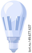 Light bulbs and lamps. Electric LEDs and incandescent lamps or energy-saving lighting fixtures. Light bulbs with different base shapes. Electrical appliances for creating interior light. Light bulbs. Electric LEDs and incandescent lamps. Electrical appliances for lighting. Стоковая иллюстрация, агентство Ingram Publishing / Фотобанк Лори