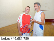 people after playing soft tennis. Стоковое фото, агентство Ingram Publishing / Фотобанк Лори