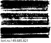Set of different abstract shapes, smears and prints. Black design elements isolated on white background. Seamless pattern for creating style. Decoration template, brush strokes for design styling. Decoration template, brush strokes for design styling. Set of different abstract shapes, smears. Стоковая иллюстрация, агентство Ingram Publishing / Фотобанк Лори